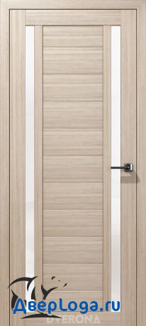 Межкомнатная дверь "Гамма 2" амурская лиственница белое