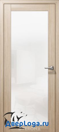 Межкомнатная дверь "Сингл" амурская лиственница белое