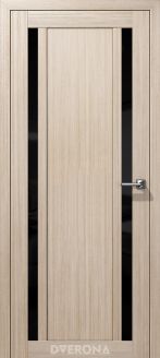 Межкомнатная дверь "Гамма М2" амурская лиственница черное